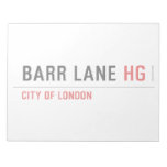 Barr Lane  Notepads