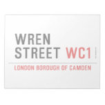 Wren  Street  Notepads