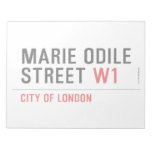 Marie Odile  Street  Notepads