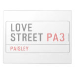 LOVE Street  Notepads