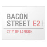 Bacon Street  Notepads