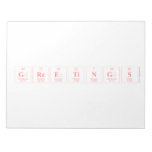 Greetings  Notepads