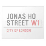 JONAS HO  STREET  Notepads