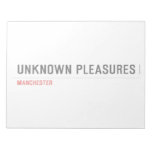unKNOWN PLEASURES  Notepads
