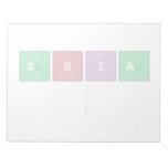 Zhia
   Notepads