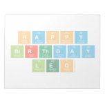 happy 
 birthday 
 LEO  Notepads