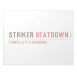 STRIKER  Notepads