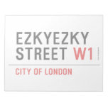 ezkyezky Street  Notepads
