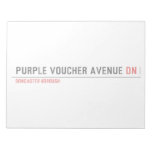purple voucher avenue  Notepads