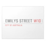 Emilys Street  Notepads