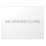 Richmond close  Notepads