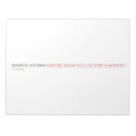 SHAHRIZAL B OTHMAN  Notepads