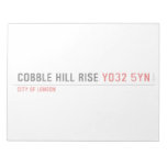 Cobble Hill Rise  Notepads