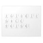 Periodic
 Table
 Writer  Notepads