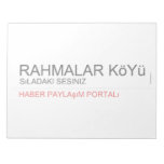 Rahmalar Köyü  Notepads