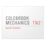 Colebrook Mechanics   Notepads