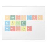 Periodic
 Table
 Writer  Notepads