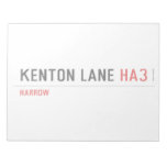 Kenton Lane  Notepads