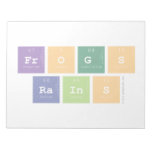 frogs
 rains  Notepads
