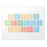 happy
 birthday
 Chiara  Notepads