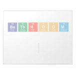 Bathroom
 
   Notepads