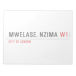 MWELASE. NZIMA  Notepads