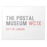 the postal museum  Notepads