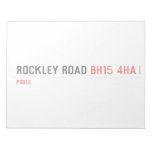 Rockley Road  Notepads