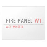 FIRE PANEL  Notepads