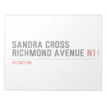 Sandra Cross Richmond Avenue  Notepads
