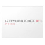 46 Hawthorn Terrace   Notepads