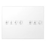 Word Wall  Notepads