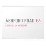 ASHFORD ROAD  Notepads