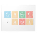 connor
 Jones  Notepads