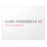 ELENA PARASSKEVA  Notepads