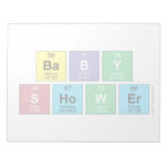 Baby 
 shower  Notepads