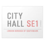 CITY HALL  Notepads