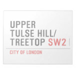 Upper  tulse hill/ Treetop  Notepads