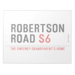 Robertson Road  Notepads