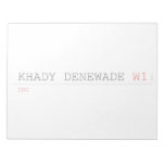 Khady denewade  Notepads
