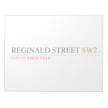 Reginald street  Notepads