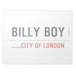 Billy boy  Notepads