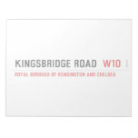 Kingsbridge Road  Notepads