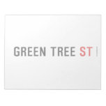 Green Tree  Notepads