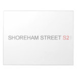 SHOREHAM STREET  Notepads