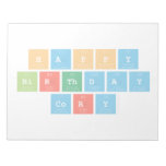 Happy
 Birthday
 Cory  Notepads