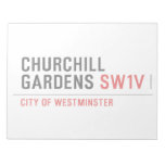 churchill gardens  Notepads