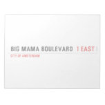 Big Mama Boulevard   Notepads