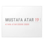 MUSTAFA ATAR  Notepads