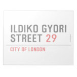 Ildiko Gyori Street  Notepads